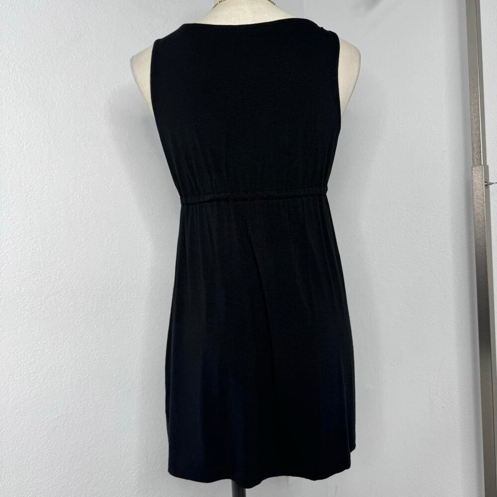 00s Babydoll Mini Dress Black Sleeveless, Small - Picture 7 of 7